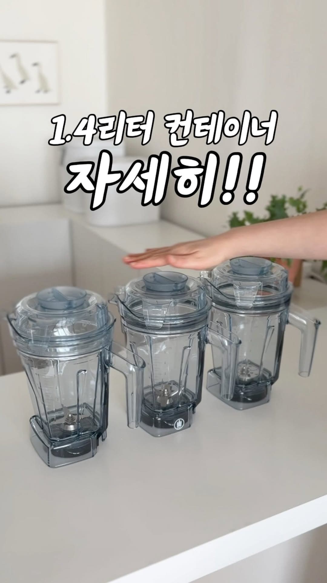 바이타믹스 1.4리터 컨테이너 3종